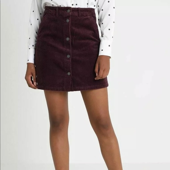 VERO MODA 'CLEA' CORDUROY SKIRT - Picture 3 of 13